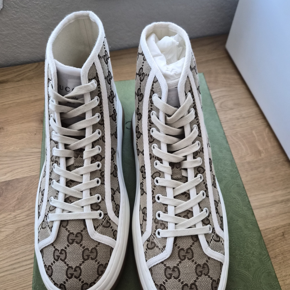 Gucci High-Top Sneakers with Monogram